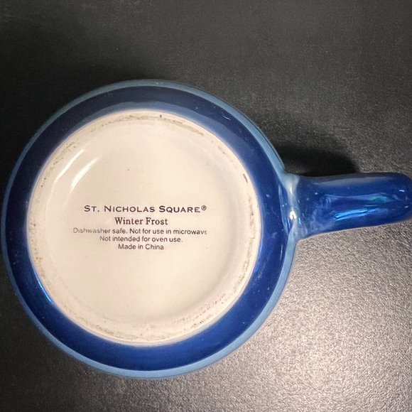 ST. NICHOLAS SQUARE Winter Frost  Ceramic Mug with Snowflakes - Picture 6 of 7